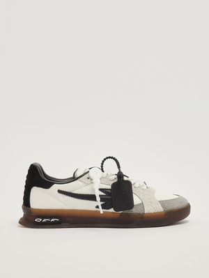 1. Herren-Sneaker New Slim aus Leder Schwarz-Weiß