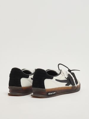 3. Herren-Sneaker New Slim aus Leder Schwarz-Weiß