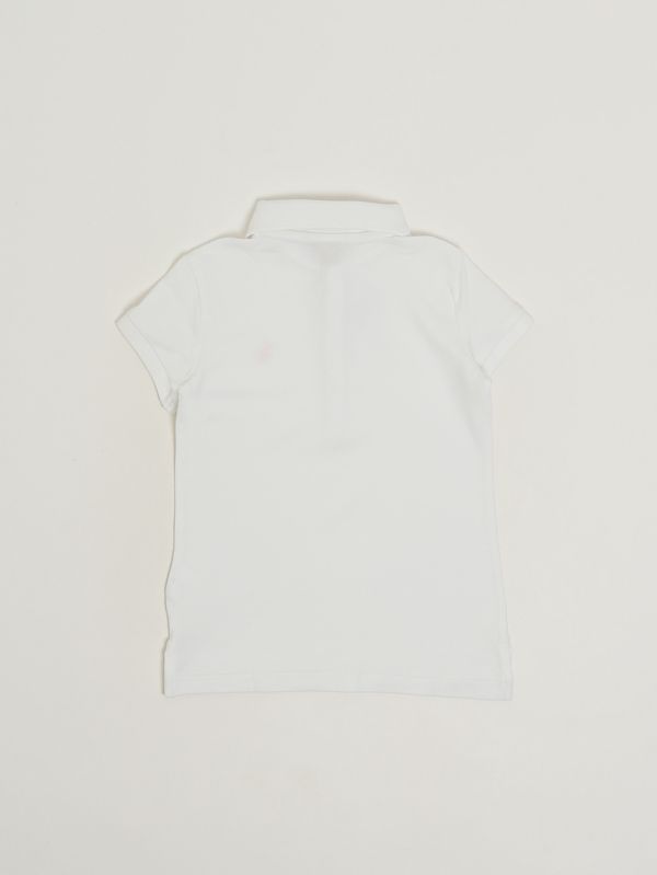 2. Polo bambina in cotone Bianco Polo Ralph Lauren 313573242