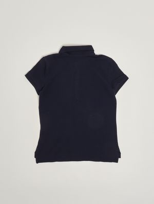 2. Polo bambina in cotone Blu