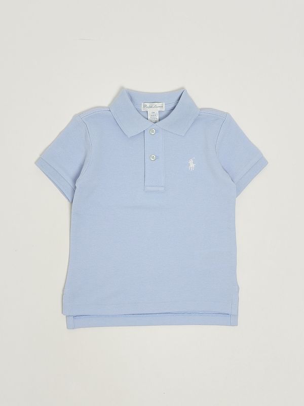 Cotton polo shirt for newborns Sky-blue Polo Ralph Lauren