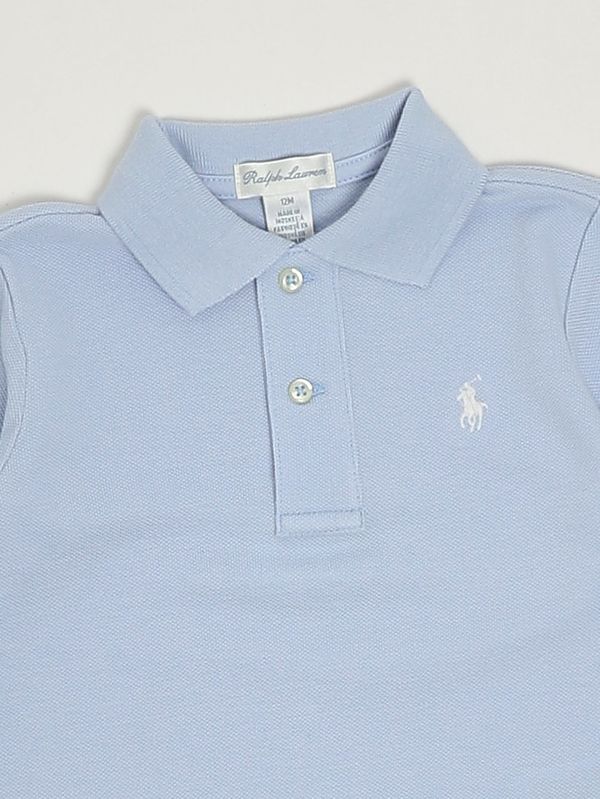 3. Cotton polo shirt for newborns Sky-blue Polo Ralph Lauren 320703632
