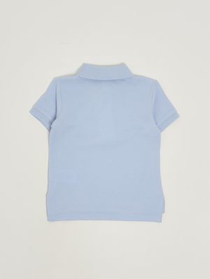 2. Cotton polo shirt for newborns Sky-blue