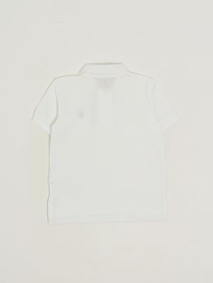 2. Boys' cotton polo shirt White