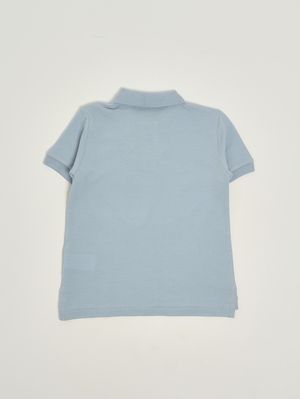 2. Boys' cotton polo shirt Powder Blue