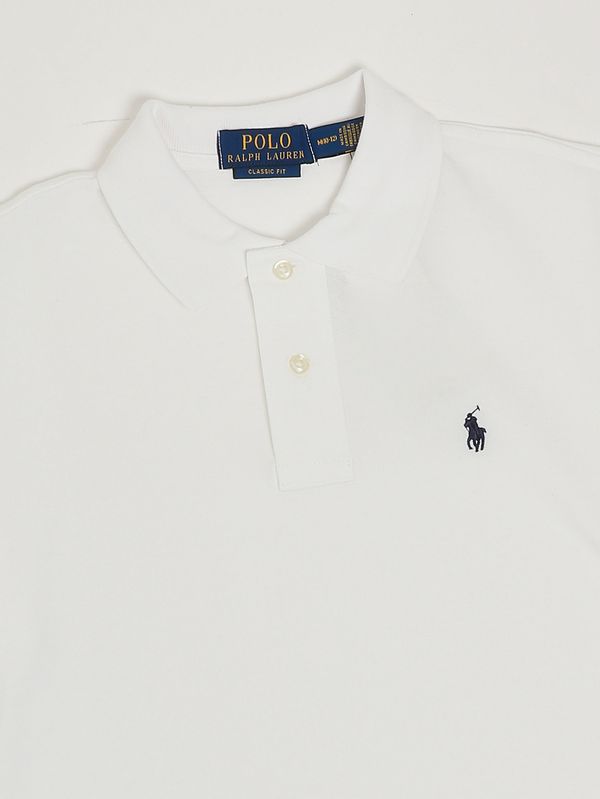 3. Boys' classic-fit cotton polo shirt White Polo Ralph Lauren 323603252