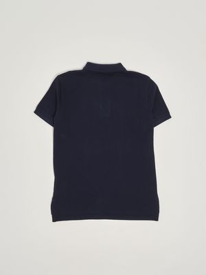 2. Boys' classic-fit cotton polo shirt Blue