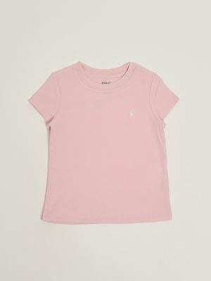 1. Mädchen-T-Shirt aus Baumwolle Rosa