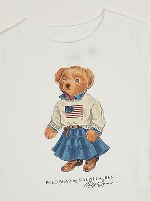 3. Camiseta de niña de algodón Blanco