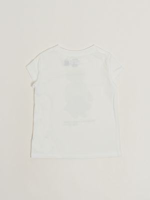2. Camiseta de niña de algodón Blanco
