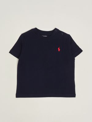 1. Camiseta de algodón para recién nacido Azul