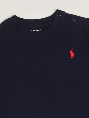 3. Camiseta de algodón para recién nacido Azul