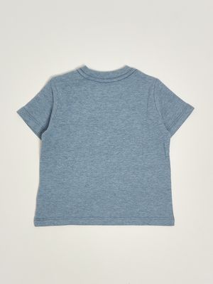 2. T-shirt neonato in cotone Ceruleo