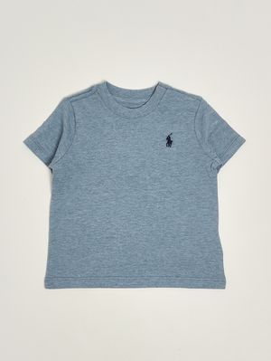 1. T-shirt neonato in cotone Ceruleo