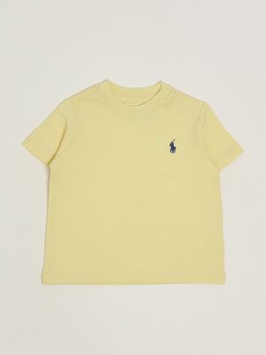 1. T-shirt neonato in cotone Giallo