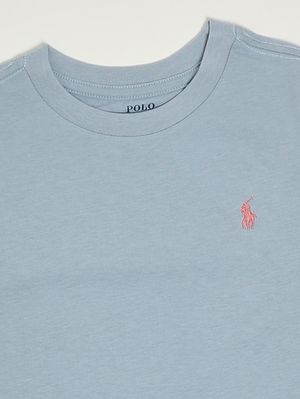 3. Boys' cotton T-shirt Powder Blue