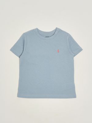 1. Boys' cotton T-shirt Powder Blue