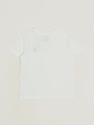 2. Boys' cotton T-shirt White