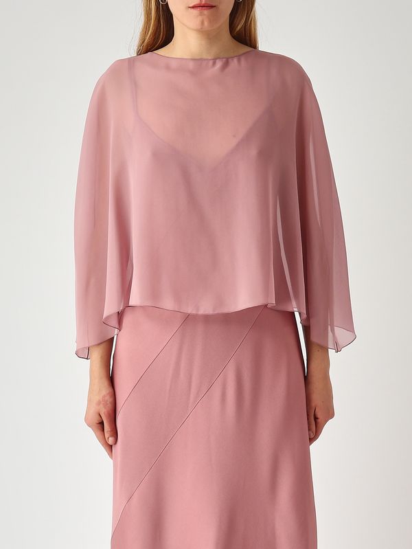 Emporio Armani Brocade fabric shrug - Nude-Orange | Caposerio.com