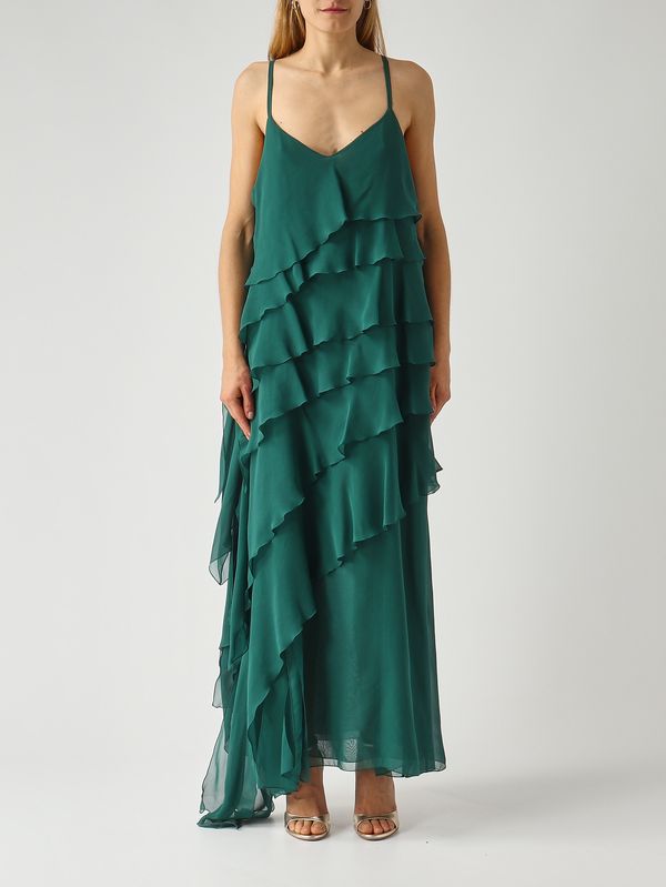 sachin and babi light blue dress Fashion Ella Classy emerald green satin dress @ Best Price