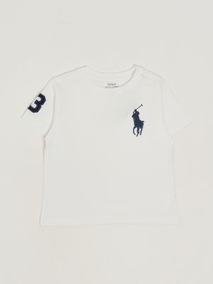 1. Camiseta de algodón para niño Blanco