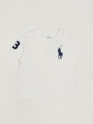 3. Camiseta de algodón para niño Blanco