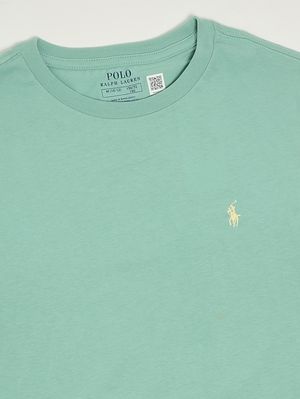 3. T-shirt en coton pour garçon Vert d'eau