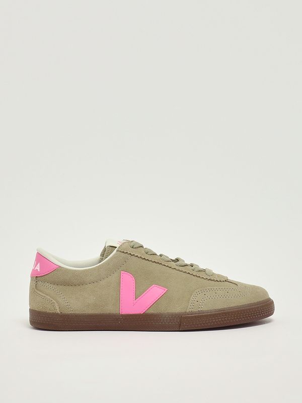 1. Baskets femme Volley en daim Taupe-Rose Veja vo0321468