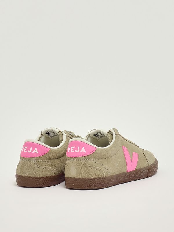 3. Baskets femme Volley en daim Taupe-Rose Veja vo0321468