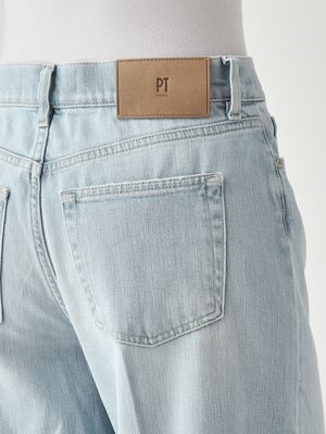 5. Damenjeans aus Stretch-Baumwolldenim Heller Denim