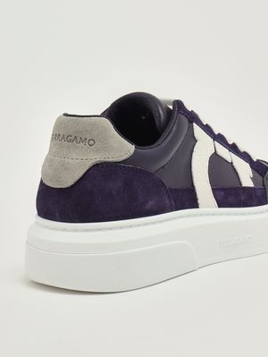5. Sneakers uomo Cassina in mesh tecnico e pelle Blu