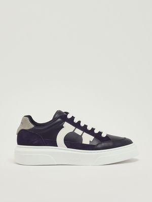 1. Sneakers uomo Cassina in mesh tecnico e pelle Blu