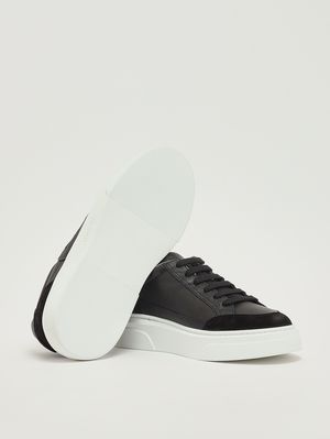 4. Men's Cassina leather sneakers Black