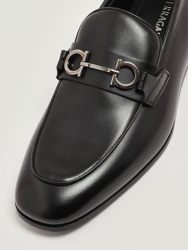 5. Mocassin homme Balty en cuir Noir Ferragamo 029268778978