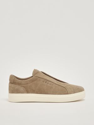 1. Sneakers uomo Hogan H-TV in pelle scamosciata Biscotto