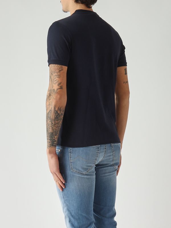 3. Herren-T-Shirt aus Supima-Baumwolle Marineblau Colmar 75971ye