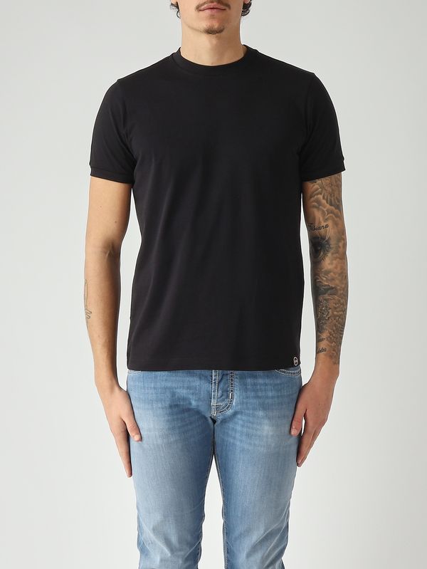 Herren-T-Shirt aus Supima-Baumwolle Schwarz Colmar