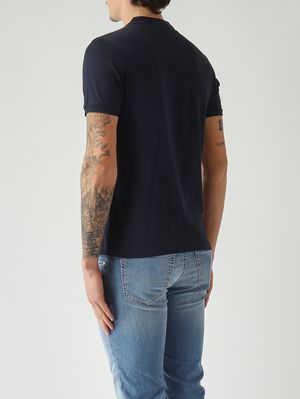 3. Herren-T-Shirt aus Supima-Baumwolle Marineblau