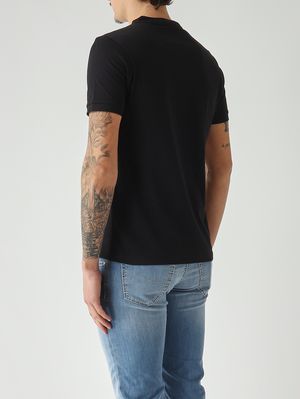 3. T-shirt uomo in cotone supima Nero