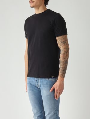 2. T-shirt uomo in cotone supima Nero