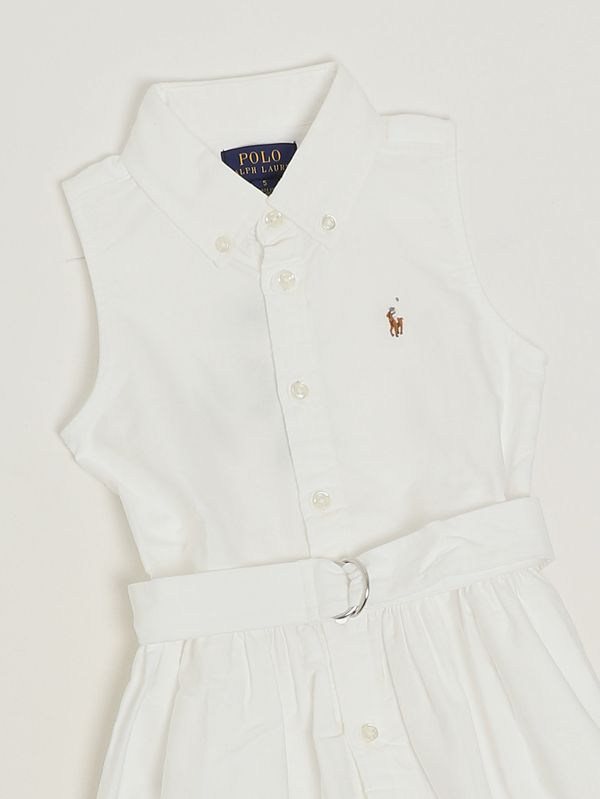 3. Mädchenkleid aus Baumwolle Weiß Polo Ralph Lauren 312934188