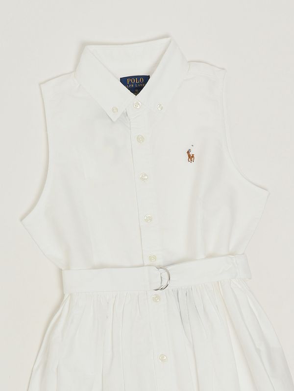 3. Mädchenkleid aus Baumwolle Weiß Polo Ralph Lauren 313934188