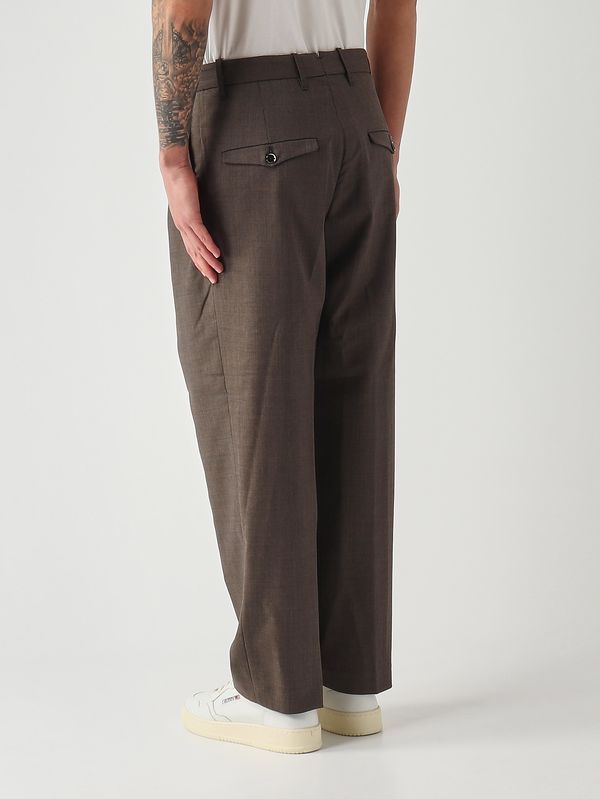 4. Pantalon homme Kai en laine stretch Chocolat Nine in the morning kai34