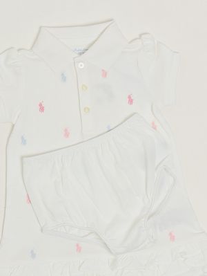 3. Baby-Strampler aus Baumwolle Weiß