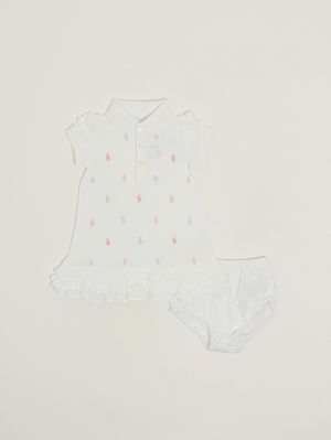 1. Baby-Strampler aus Baumwolle Weiß