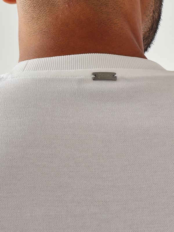 4. Maglia uomo in piqué di cotone doppio strato Bianco Herno jg000206u52059