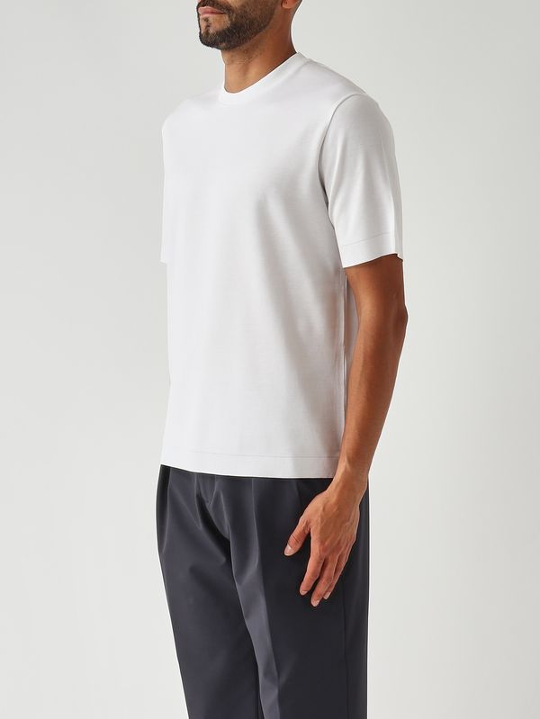 2. Maglia uomo in piqué di cotone doppio strato Bianco Herno jg000206u52059