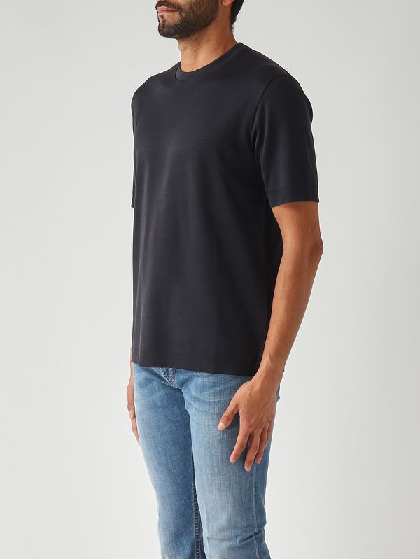3. Herren-Polohemd aus doppellagigem Baumwollpiqué Marine Herno jg000206u52059