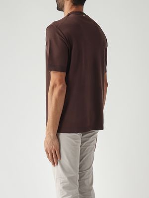 3. Men's double-layer cotton piqué t-shirt Moor's head