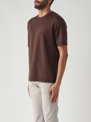 2. Men's double-layer cotton piqué t-shirt Moor's head